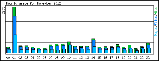 Hourly usage