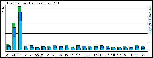 Hourly usage