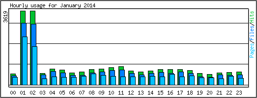 Hourly usage