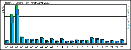 Hourly usage
